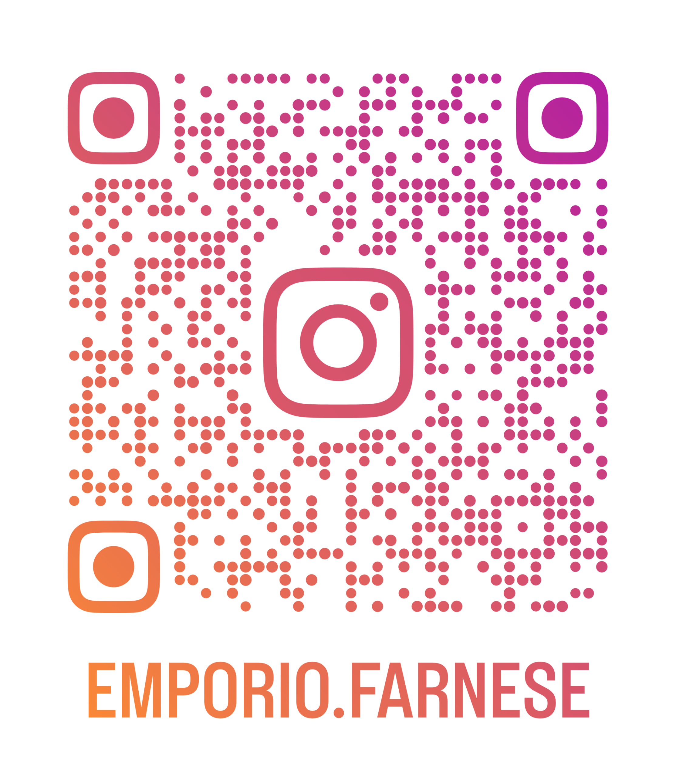 QR code Instagram Emporio Farnese